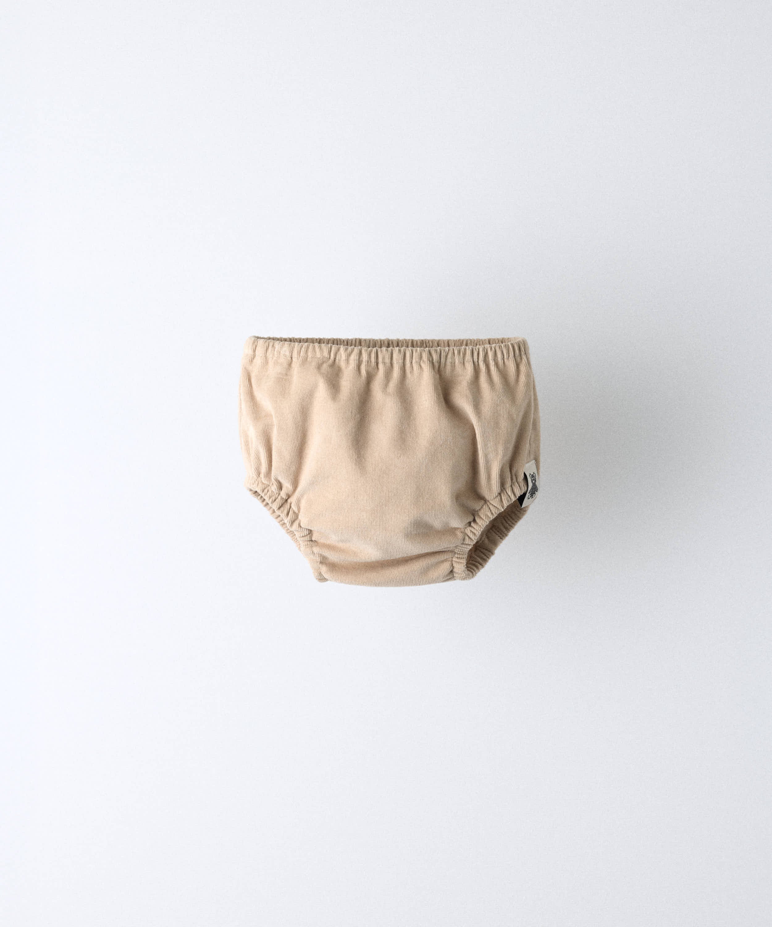 Cubrepañal de bebé de pana color beige — Kala